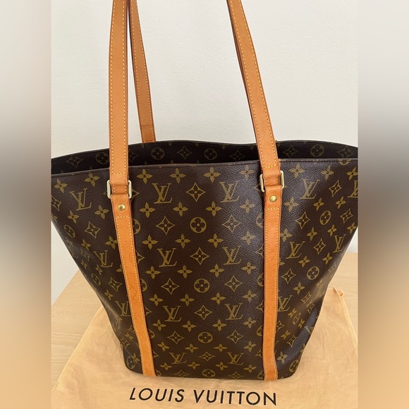Louis Vuitton Monogram Sac Shopping Tote Large GM EUC Circa 2001 - Picture 6 of 17